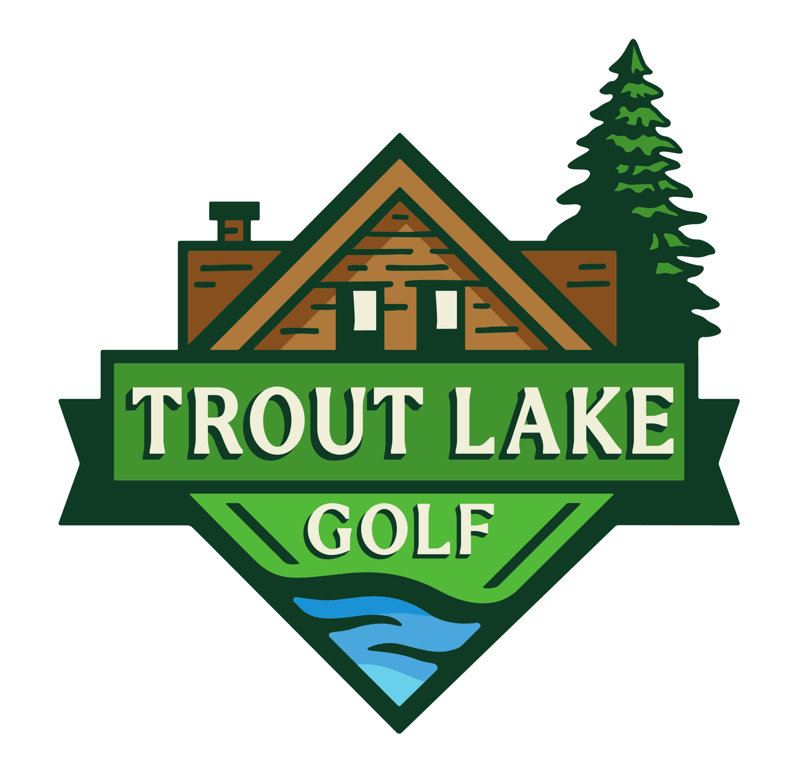 Official Logo of Trout Lake Golf & Country Club